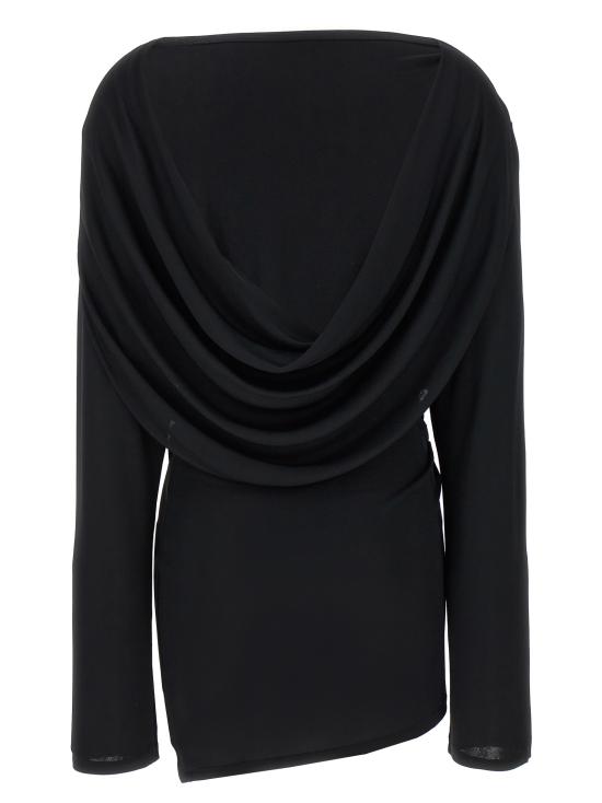 25SS 자크뮈스 숏 원피스 25E251DR2401026990 Black - JACQUEMUS