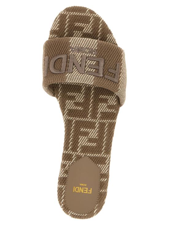 25SS 펜디 뮬/슬리퍼 8R8092ASB5F1STE Brown - FENDI