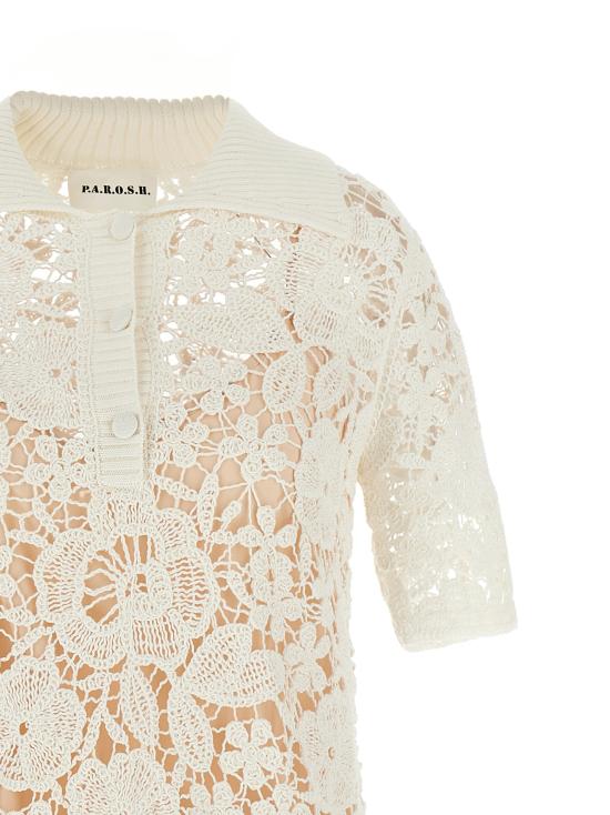 25SS 파로쉬 숏 원피스 D550877COPPER002 White - PAROSH