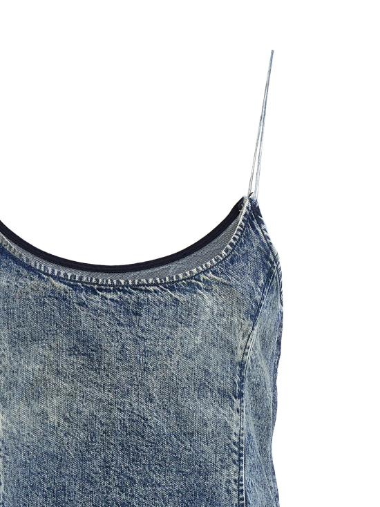 25SS 디젤 숏 스커트 A189640CMBP01 Blue - DIESEL