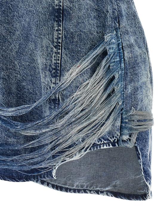 25SS 디젤 숏 스커트 A189640CMBP01 Blue - DIESEL