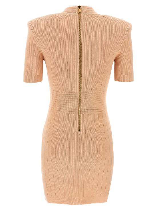 25FW 발망 숏 원피스 EF1R6045KB070LB Pink - BALMAIN