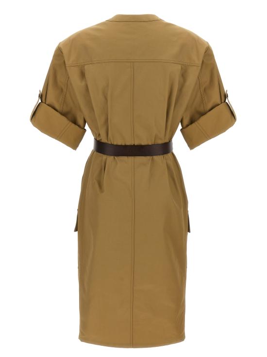  생로랑 숏 스커트 786339Y3A992611 Beige - SAINT LAURENT