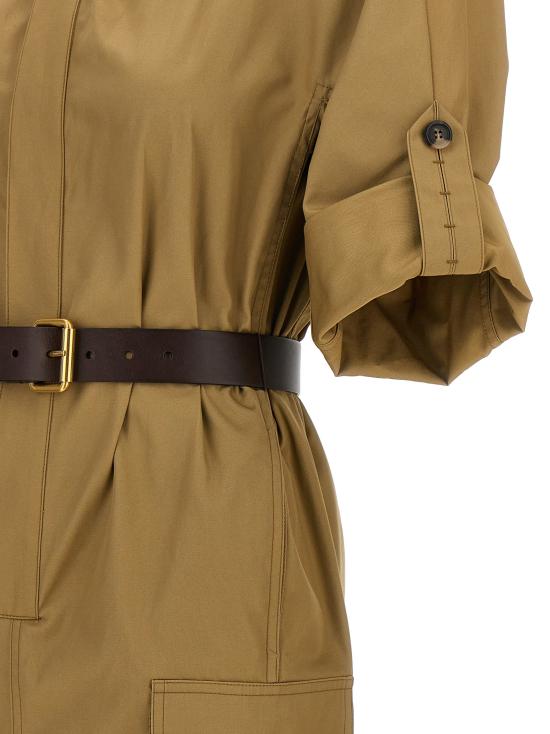  생로랑 숏 스커트 786339Y3A992611 Beige - SAINT LAURENT