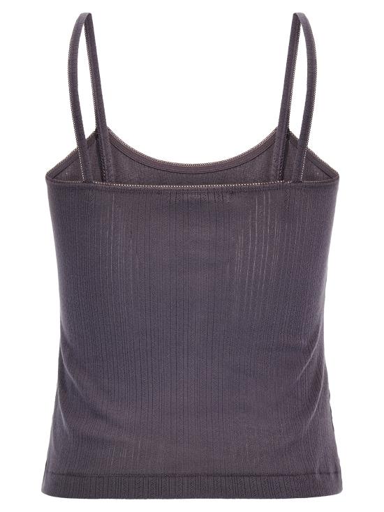 25SS 메종키츠네 민소매 티셔츠 OW00608KA00270120 Blue - MAISON KITSUNE