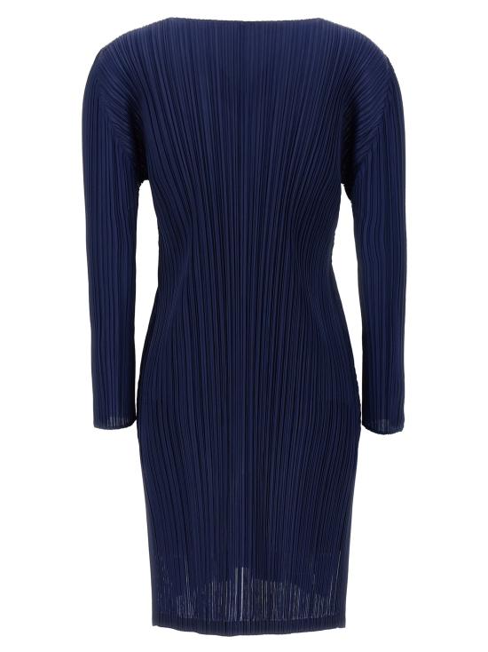 25SS 플리츠플리즈 숏 원피스 PP56JT12275 Blue - PLEATS PLEASE