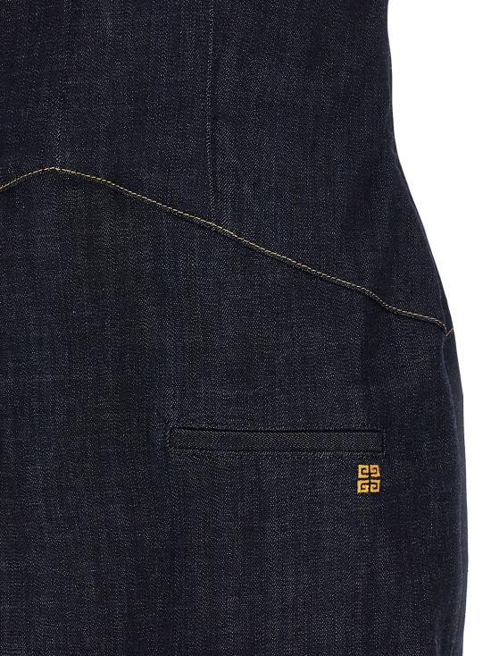 25SS 지방시 미디 스커트 BW22AU5YCE420 Blue - GIVENCHY