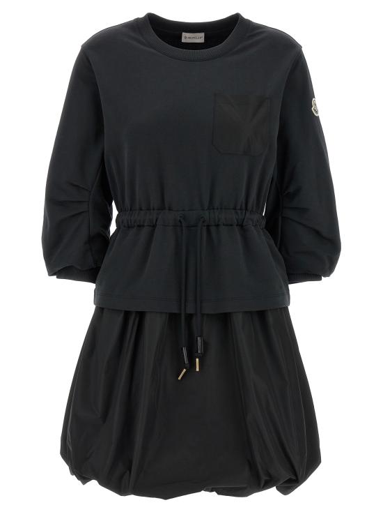 25SS 몽클레어 숏 원피스 K10938I0001489A1K999 Black