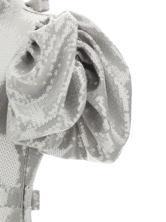 25SS 로테이트 바이 크리스텐슨 미디 원피스 113871039039 Gray - ROTATE BY BIRGERCHRISTENSEN