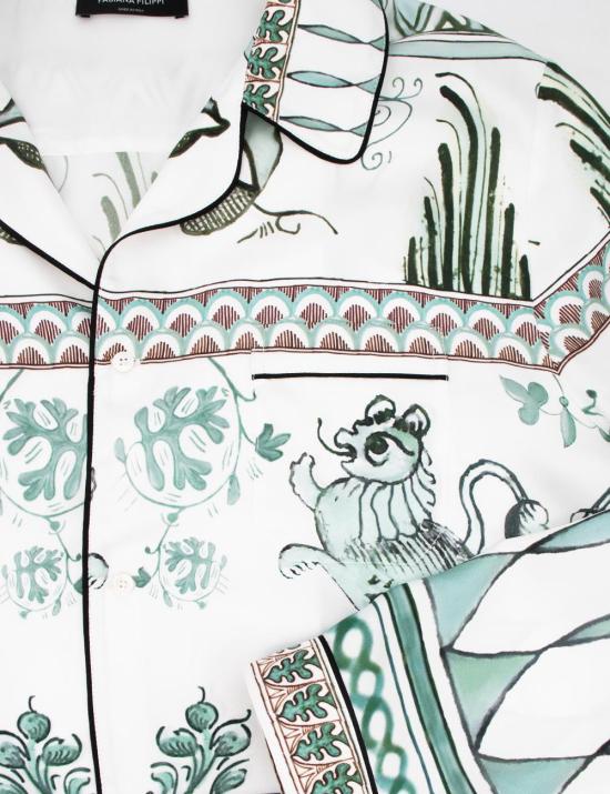 25SS 파비아나 필리피 셔츠 CAD275F734D860 VR1 VR1 BIANCO OTTANIO VERDE - FABIANA FILIPPI