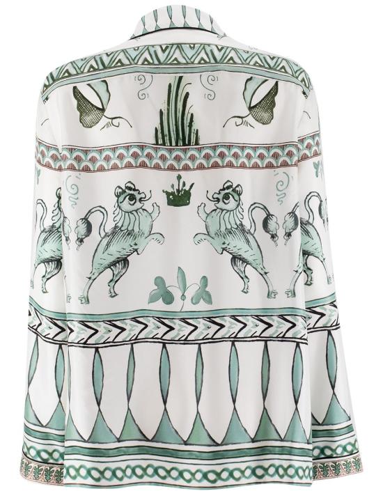 25SS 파비아나 필리피 셔츠 CAD275F734D860 VR1 VR1 BIANCO OTTANIO VERDE - FABIANA FILIPPI