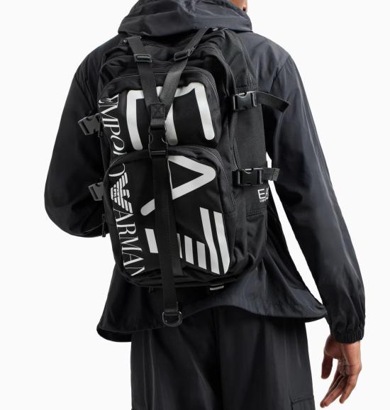  엠포리오 아르마니 백팩 7X000067 AF13806 001 BLACK - EMPORIO ARMANI