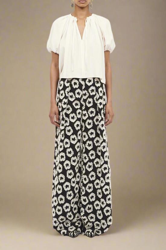  울라 존슨 봄버 자켓 마르셀레나 S/S 새틴 백 탑 - ULLA JOHNSON