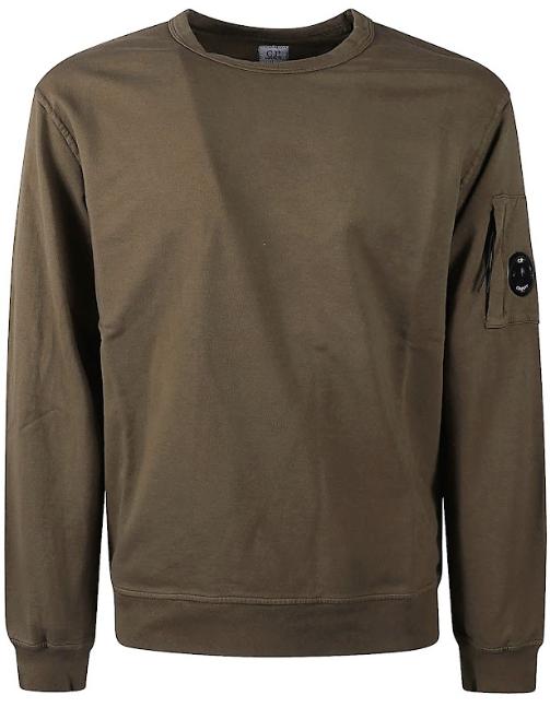 25SS 씨피 컴퍼니 레귤러 핏 코튼 스웨트셔츠  18CMSS019A002246G683 IVY GREEN DOM