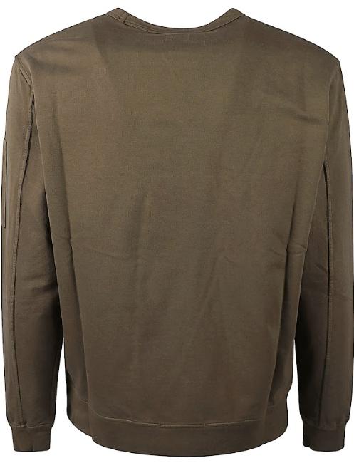 25SS 씨피 컴퍼니 레귤러 핏 코튼 스웨트셔츠  18CMSS019A002246G683 IVY GREEN DOM - C.P. COMPANY