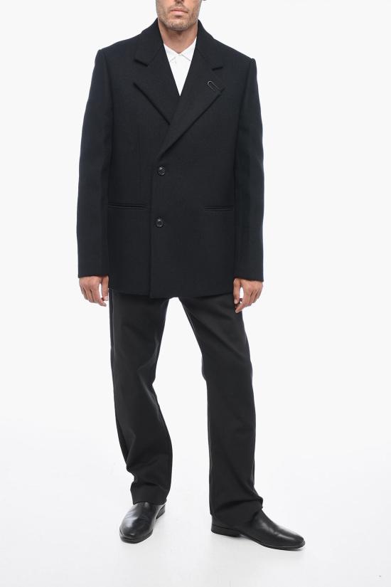  오프화이트 코트 OMER034F21FAB0011000 Black - OFF WHITE