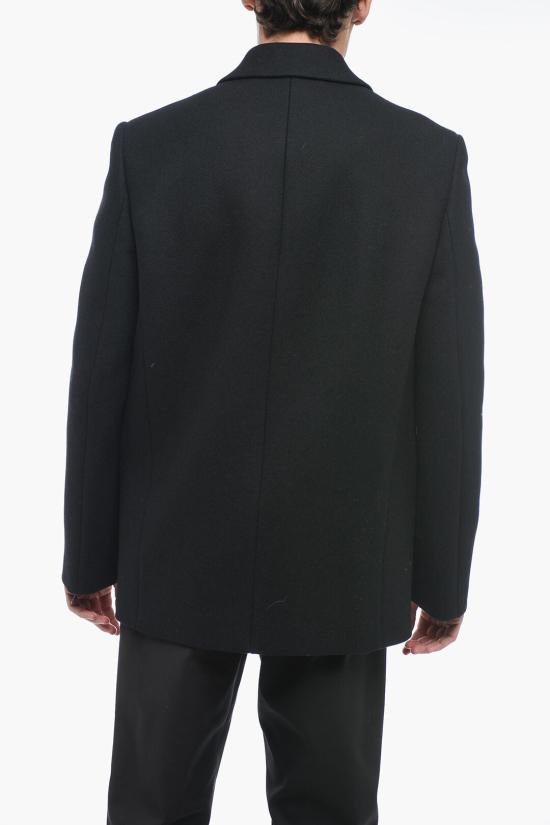  오프화이트 코트 OMER034F21FAB0011000 Black - OFF WHITE