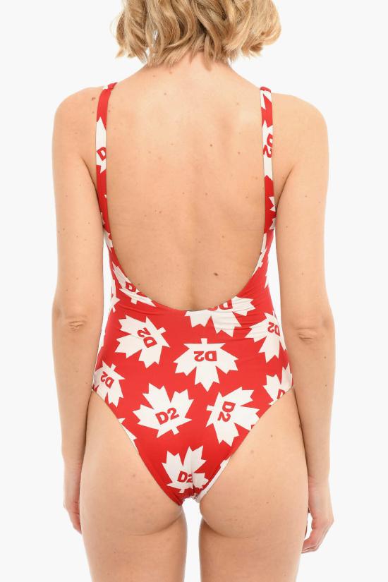  디스퀘어드2 원피스 수영복 D6BGC3120 0 610 Bianco Rosso - DSQUARED2