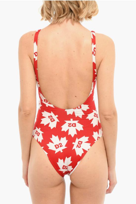  디스퀘어드2 원피스 수영복 D6BGC3120 0 610 Bianco Rosso - DSQUARED2