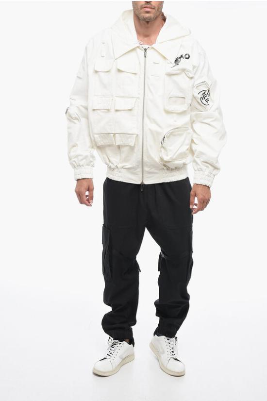  오프화이트 자켓 OMEA202T22FAB0010110 White - OFF WHITE