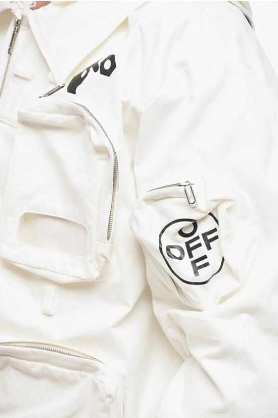  오프화이트 자켓 OMEA202T22FAB0010110 White - OFF WHITE