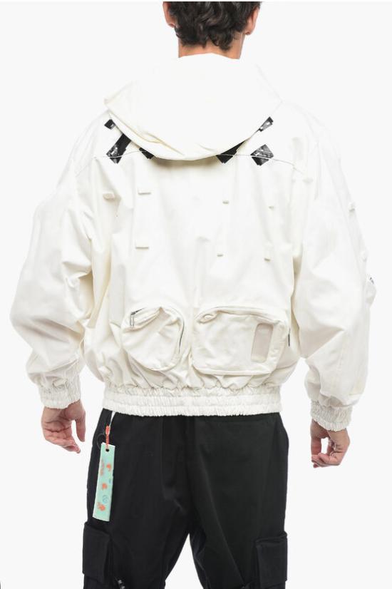  오프화이트 자켓 OMEA202T22FAB0010110 White - OFF WHITE