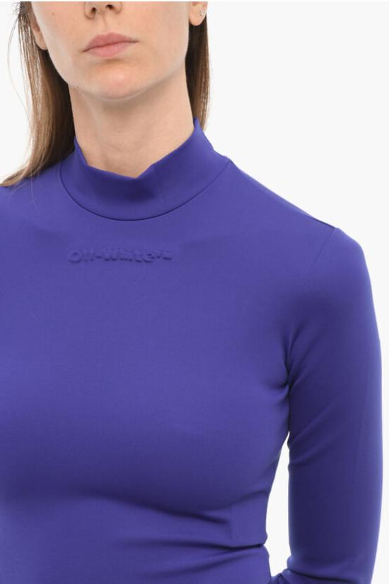  오프화이트 긴팔 티셔츠 OWDD036F22JER0013737 Violet - OFF WHITE