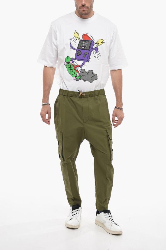  디스퀘어드2 스트레이트 팬츠 S74KB0805 S53578 726 Green - DSQUARED2