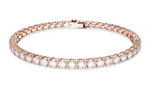 25FW 스와로브스키 팔찌 5657659 ROSE GOLD DOM