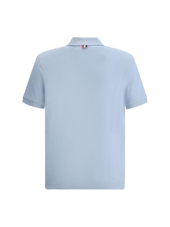 26SS 톰브라운 폴로 티셔츠 MJP110P00050 480 LIGHT BLUE - THOM BROWNE