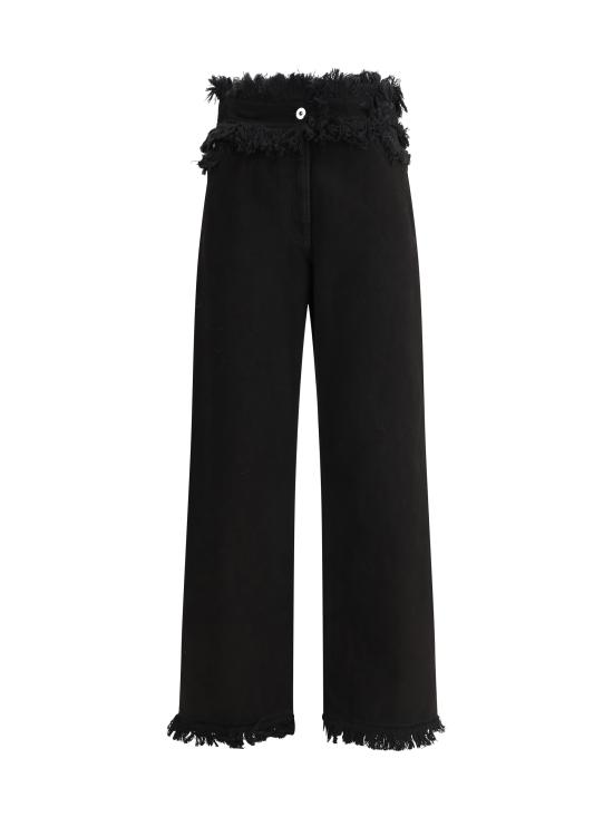 25SS 살바토레 페라가모 데님 팬츠 782632 002 BLACK