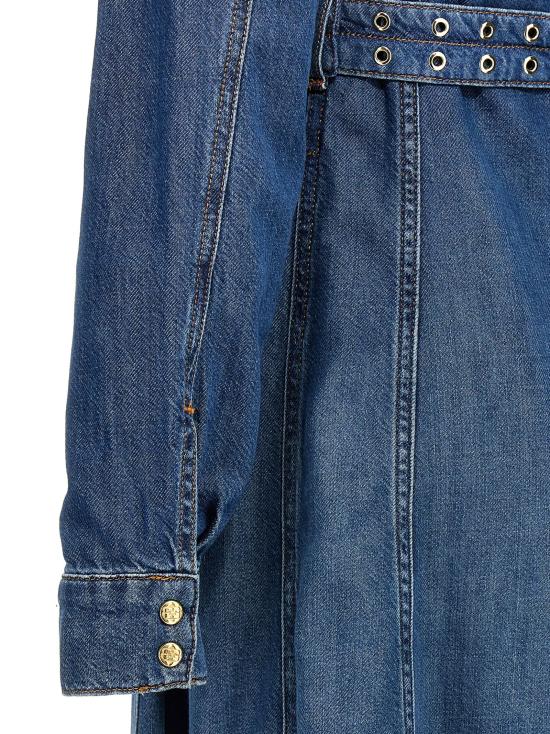 25SS 가니 롱 원피스 J1611567 Blue - GANNI