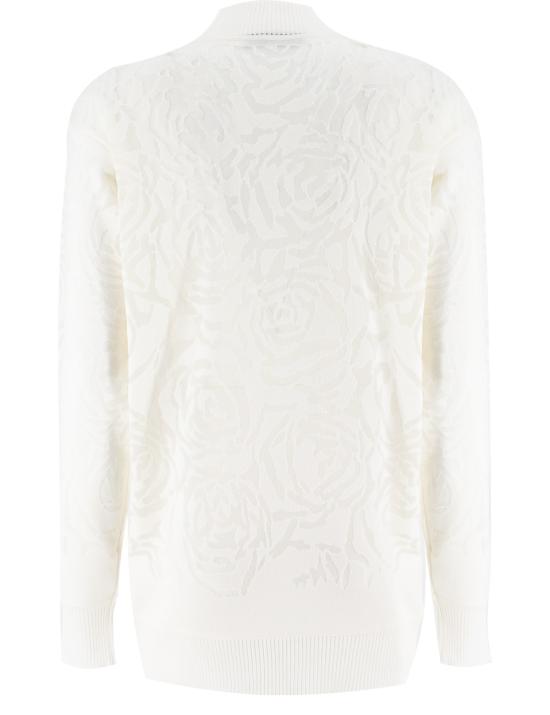 25SS 에르마노 설비노 가디건 D465N714EJZ 11001 WHITE ALYSSUM - ERMANNO SCERVINO