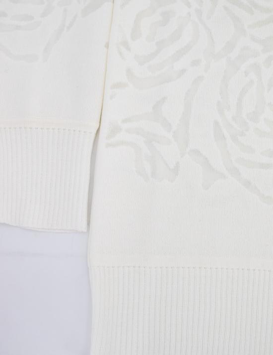 25SS 에르마노 설비노 가디건 D465N714EJZ 11001 WHITE ALYSSUM - ERMANNO SCERVINO