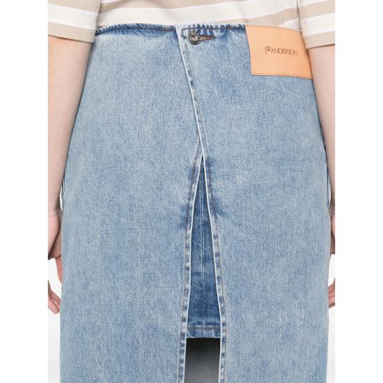 25SS JW앤더슨 데님 스커트 DK0027 PG1774 804 BLUE - JW ANDERSON