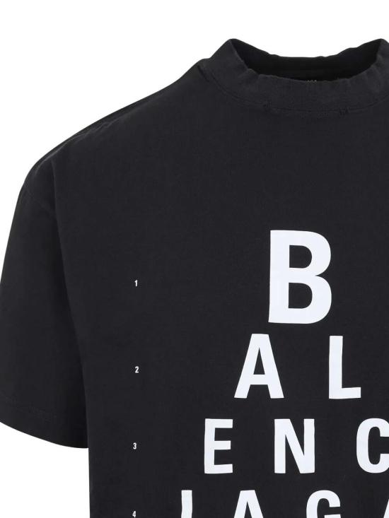  발렌시아가 옵틱컬 오버사이즈 티셔츠 811688TRVU69034 - BALENCIAGA