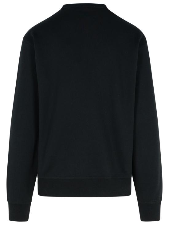 26SS 버버리 체크 라벨 코튼 스웨트셔츠 8101889A1189 Black - BURBERRY