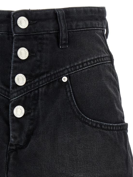 25FW 이자벨마랑 숏팬츠 SH0093FAB1H06I01BK Black - ISABEL MARANT