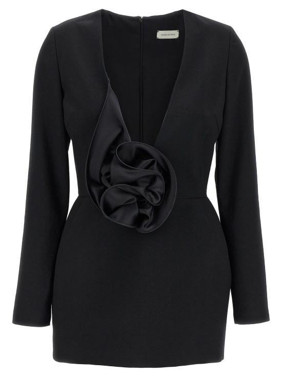 25SS 마그다뷰트림 숏 원피스 444525BLACK Black