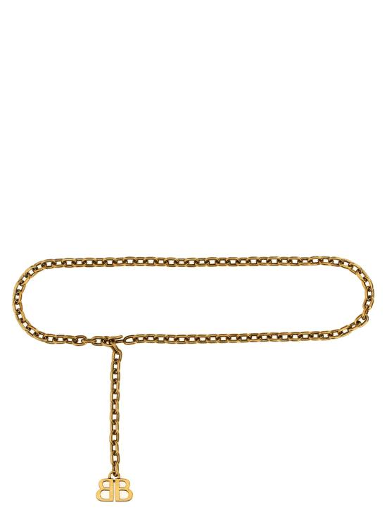 25FW 발렌시아가 벨트 8109602ABGQ8000 Gold - BALENCIAGA