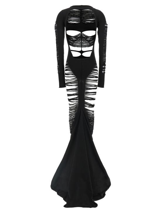 25SS 릭 오웬스 롱 원피스 RO01E7614KGRIDM09 Black - RICK OWENS