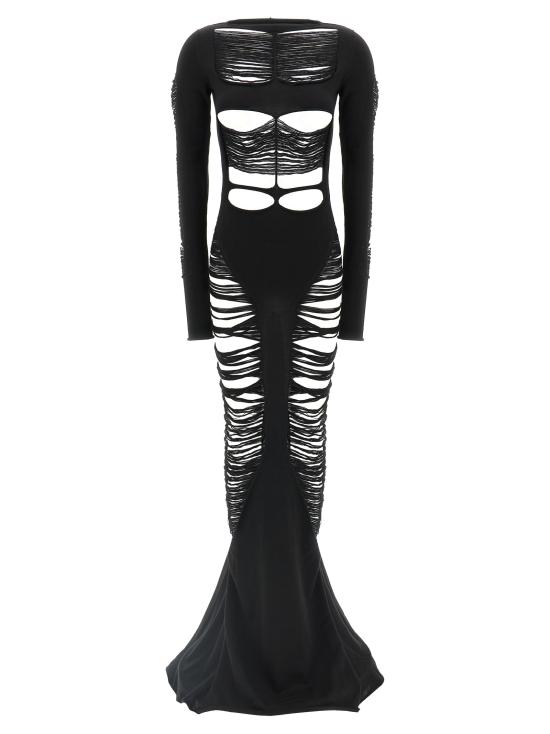 25SS 릭 오웬스 롱 원피스 RO01E7614KGRIDM09 Black