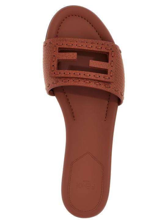 25SS 펜디 뮬/슬리퍼 8R8136AQY2F1STQ Brown - FENDI