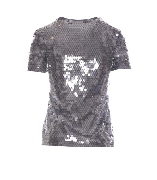 25SS 스포트막스 긴팔 티셔츠 2512941062600 KIBBUTZ 005 Silver - SPORTMAX