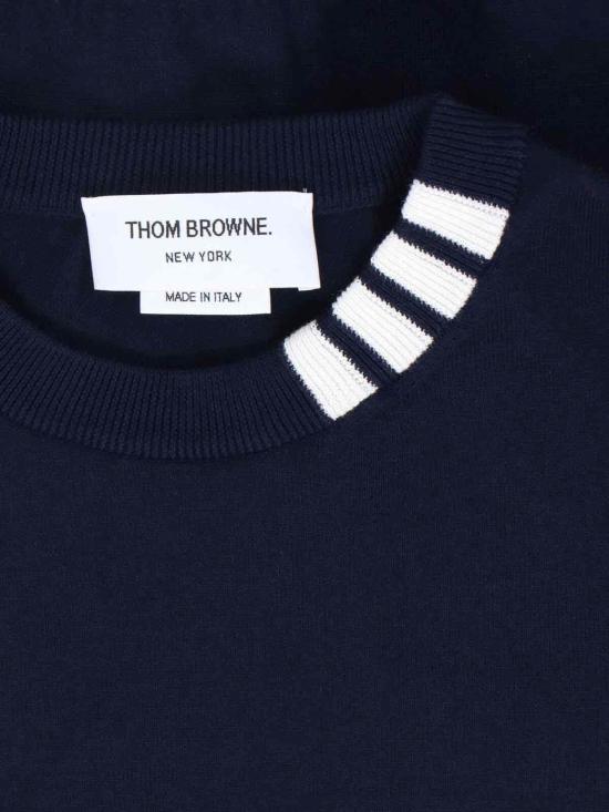  톰브라운 스웨터 FKA487AY3036415 Blue - THOM BROWNE