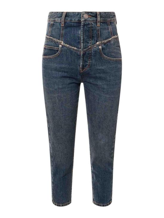 24FW 이자벨마랑 스트레이트 팬츠 PA0304FAB1H09I30BU Blue