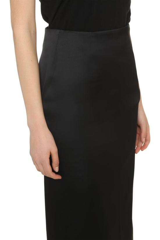  발렌시아가 롱 스커트 727960TJO44 1000 Black - BALENCIAGA