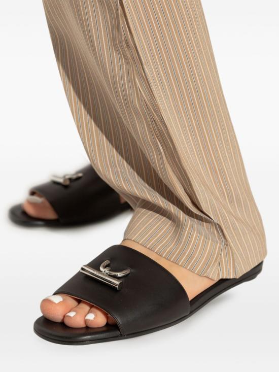 25SS 알렉산더 맥퀸 뮬/슬리퍼 817471WIACT 1064 Black - ALEXANDER MCQUEEN