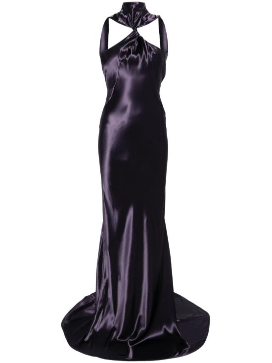 25SS 디 아티코 롱 원피스 250WCW00222VVV102AA 035 Purple