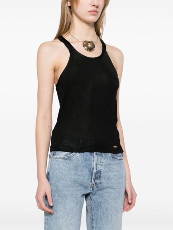 25FW 톰포드 민소매 티셔츠 TSK333YAX731LB999 Black - TOMFORD